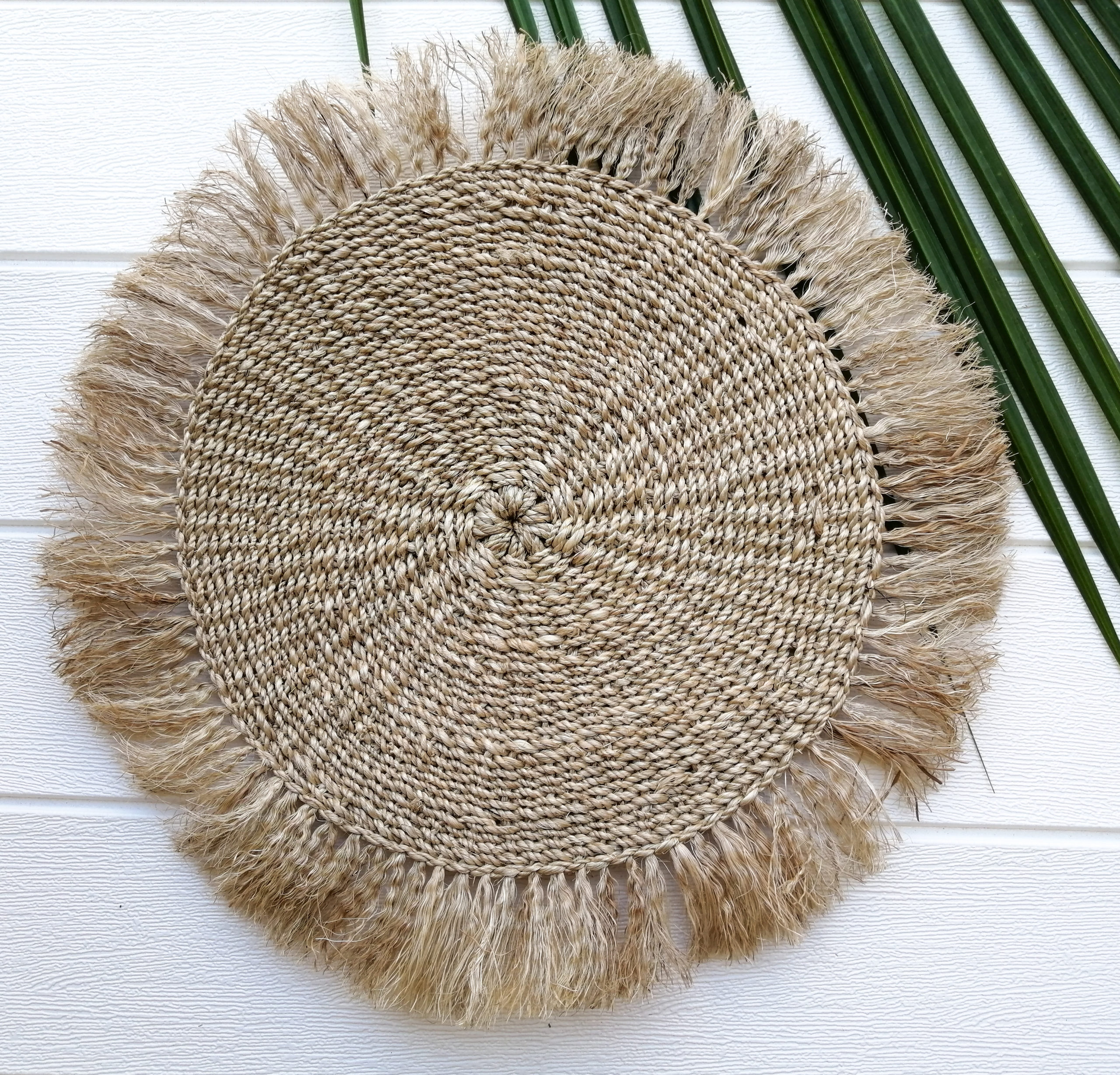 Native Abaca Placemats Dining Table Setting Talulabell Handmade