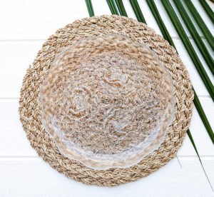 Round Abaca Braided Placemat