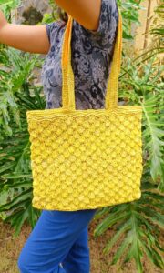 Kira Tote Bag Yellow